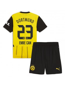 Detské Futbalové oblečenie Borussia Dortmund Emre Can #23 2024-25 Krátky Rukáv - Domáci (+ trenírky)